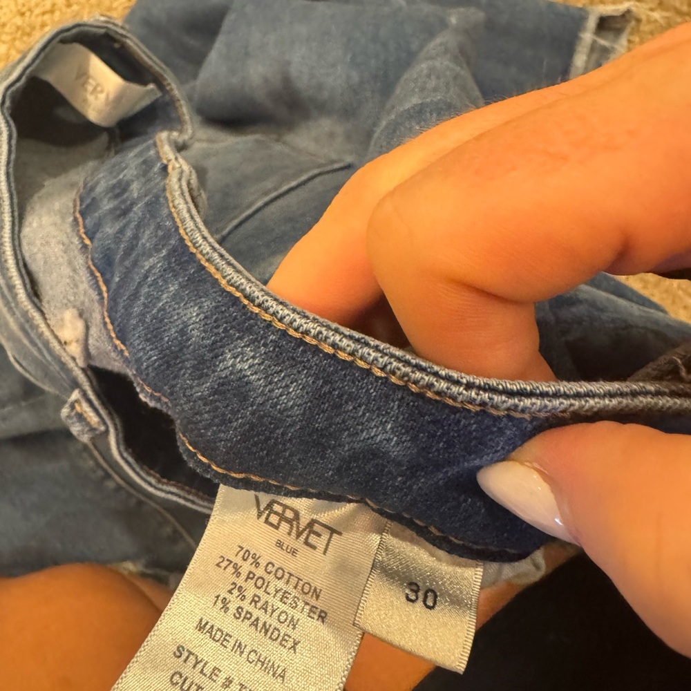 High Rise Blue Jeans - Picture 3 of 4
